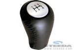 Ford Racing Mustang Leather Shifter Knob - 5 Speed (79-04)